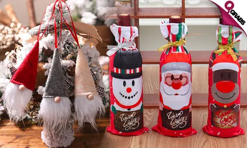 Winter Bottle Decorations!